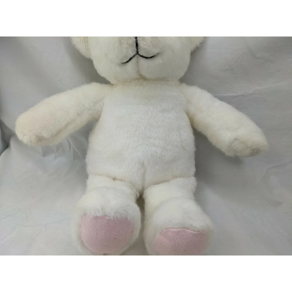 Ralph Lauren Romance Bear Plush White 14 Inch Elephant Rattle Lot Stuffed Animal